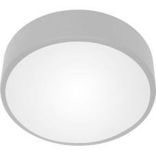 Orno Lampa sufitowa Orno OVO plafon LED, 24W, 4000K, 2750lm, szara stal, klosz szklany matowy, IP20, ? 300