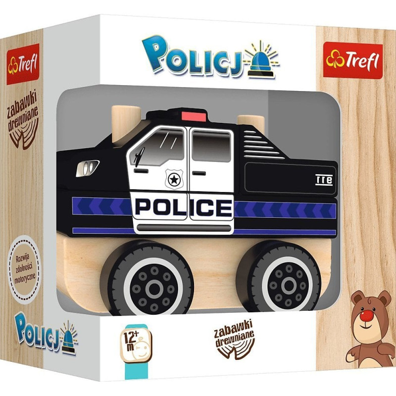 Trefl TREFL Zabawka drewn.Policja 61767