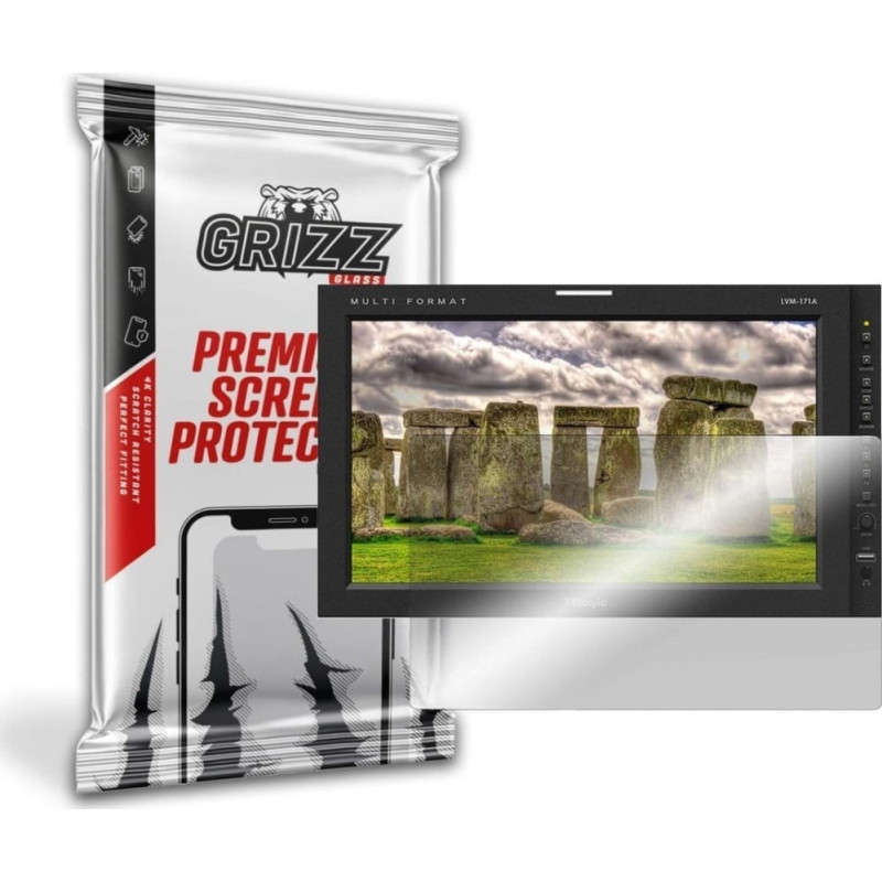 Grizzglass Filtr GrizzGlass Szkło hybrydowe Grizz TVLogic LVM-171A multi format 17 cali