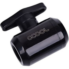 Alphacool Eiszapfen 2 Wege Kugelhahn G1/4 (schwarz)