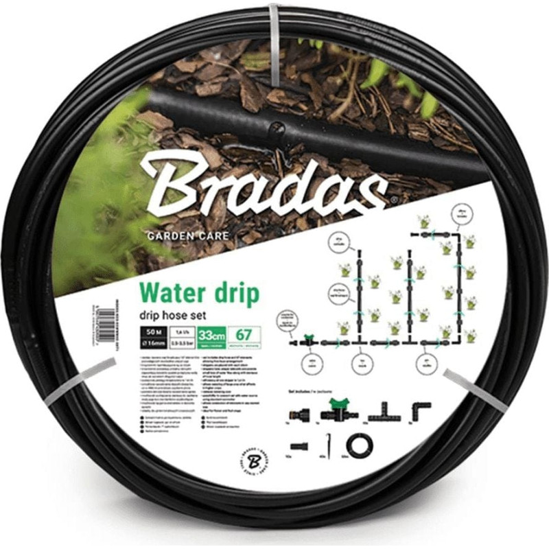 Bradas Wąż kroplujący Water Drip zestaw 50 m (DSWWM50-SET1)