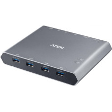 Aten Przełšcznik 2-Port 4K DP USB-C KVM Dock Switch with Power