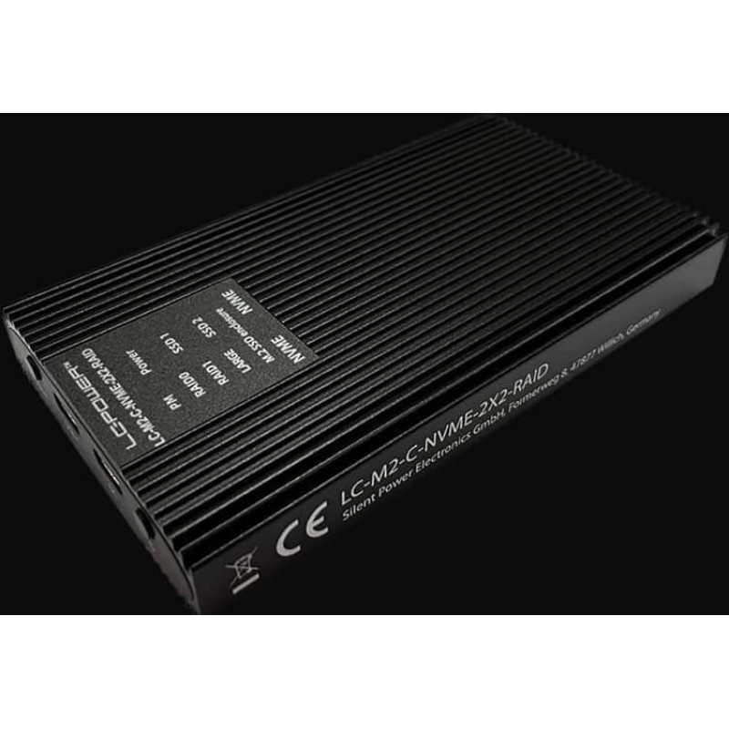 Lc-Power Kieszeń LC-Power HDD ACC LC-Power LC-M2-C-NVME-2X2-RAID M.2
