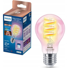 Philips WiZ | Philips Smart WiFi Filament Clear RGB | E27 | 6.3 W | Full colour