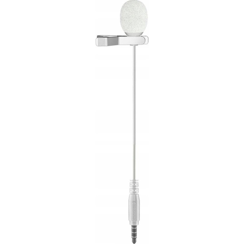 Ckmova Mikrofon CKMOVA CKMOVA AC-VM1W - mikrofon lavalier w kolorze białym