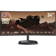 Cooler Master GM34-CWQ2 (86.4 cm (34 Zoll), schwarz, UWQHD, VA, Curved, Quantum Dot, 180Hz Panel)