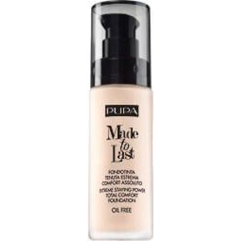 Pupa Made to Last Foundation podkład w płynie 001 Light Ivory 30ml