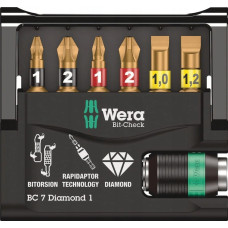 Wera Zestaw narzędzi Wera ZESTAW BITÃW BIT-CHECK 7 DIAMOND 1 SB, NA BLISTRZE, 7 CZ