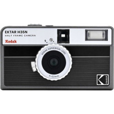 Kodak Aparat cyfrowy Kodak KODAK EKTAR H35N Aparat Analogowy na Film 35mm Pół Klatki 2 Zdjęcia Klatka / czarno - szary