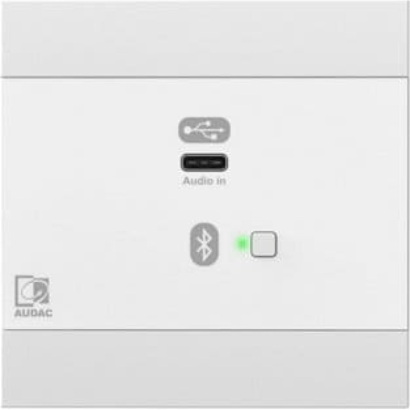 Audac AUDAC NWP400/W Sieciowy panel wejściowy audio - USB Type-C Wersja biała