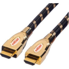 Roline Kabel Roline HDMI - HDMI 3m złoty (JAB-3027870)