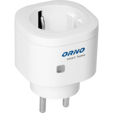 Orno Gniazdo sieciowe sterowane bezprzewodowo Wi-Fi,  z odbiornikiem radiowym, IP20, ORNO Smart Home, Schuko