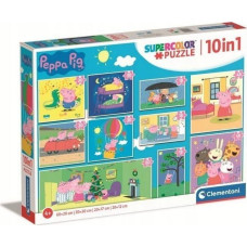 Clementoni Clementoni Puzzle 10w1 Świnka Peppa. Peppa Pig 20271
