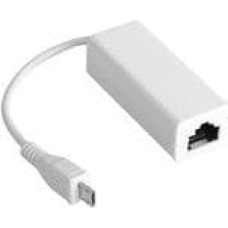 Microconnect Karta sieciowa MicroConnect microUSB - RJ-45 Biały (USBMICROETHB)