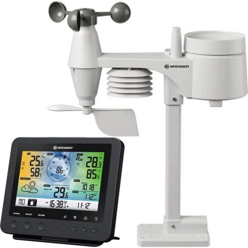 Bresser Stacja pogodowa Bresser Bresser Weather Center 5-in-1 WLAN Prof. Sensor