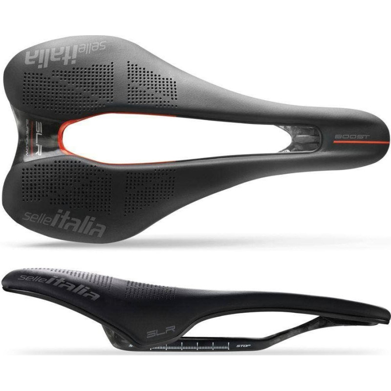 Selle Italia Siodło SELLE ITALIA SLR BOOST KIT CARBONIO SUPERFLOW L (id match - L3) carbon +10mm 7x9, fibra-tek, czarne (NEW)