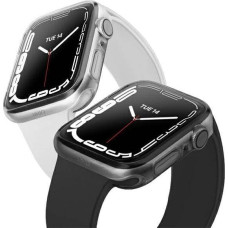 Uniq Etui UNIQ Glase Apple Watch 7 41mm przezroczysty-dymny/clear-smoke [2 PACK]