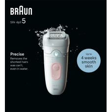 Braun Depilator Braun Braun Silk-épil 5 5-000 biało-różowy