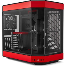 Hyte Y60 (rot/schwarz, Tempered Glass)