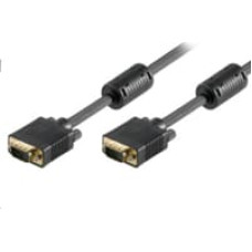 Microconnect Kabel MicroConnect D-Sub (VGA) - D-Sub (VGA) 2m czarny (MONGG2FB)