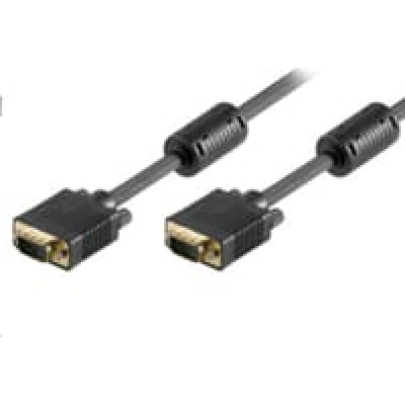 Microconnect Kabel MicroConnect D-Sub (VGA) - D-Sub (VGA) 2m czarny (MONGG2FB)