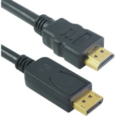 Mcab Kabel Mcab DisplayPort - HDMI 1m czarny (7003464)