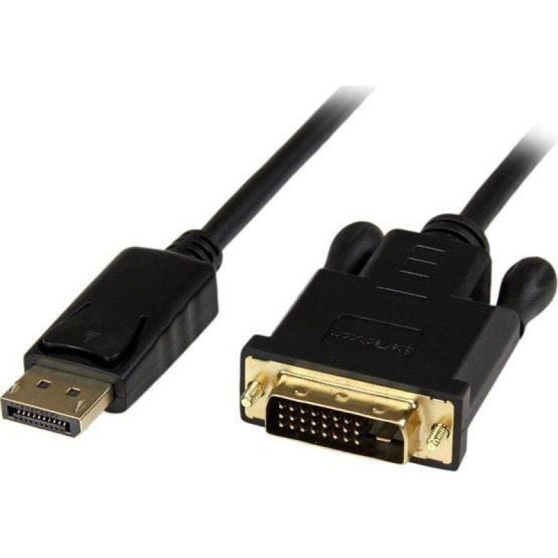 Startech Kabel StarTech DisplayPort - DVI-D 1.8m czarny (DP2DVIMM6BS)
