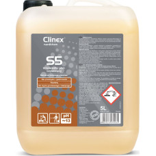 Clinex Uniwersalny płyn czyszczący do uporczywych zabrudzeń CLINEX S5 5L Uniwersalny płyn czyszczący do uporczywych zabrudzeń CLINEX S5 5L