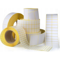 Capture Label 36x89 - Core 25. White.