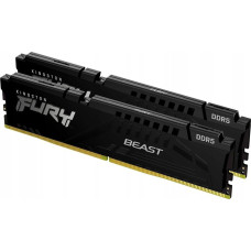 Kingston DIMM 64 GB DDR5-6000 (2x 32 GB) Dual-Kit (schwarz, KF560C30BBK2-64, Fury Beast, INTEL XMP)