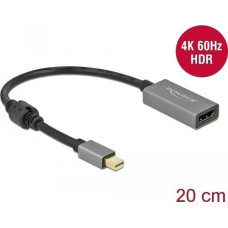 Delock Adapter AV Delock DeLOCK Mini DP 1.4> HDMI Adapter 4K 60Hz - 66570