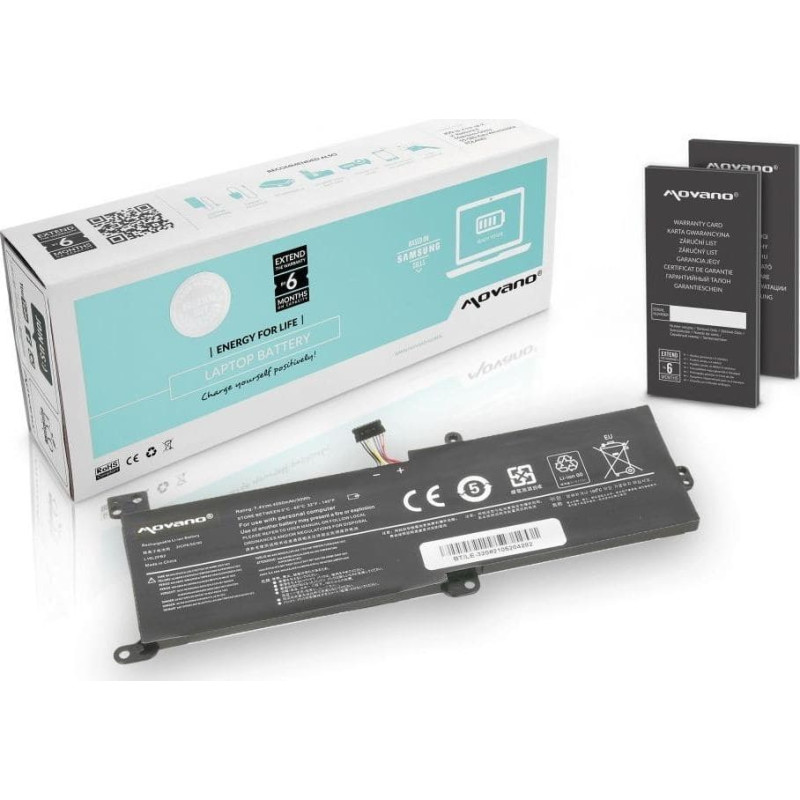 Movano Bateria Movano Bateria Movano do notebooka Lenovo IdeaPad 320 (7.4V-7.6V) (4050 mAh)