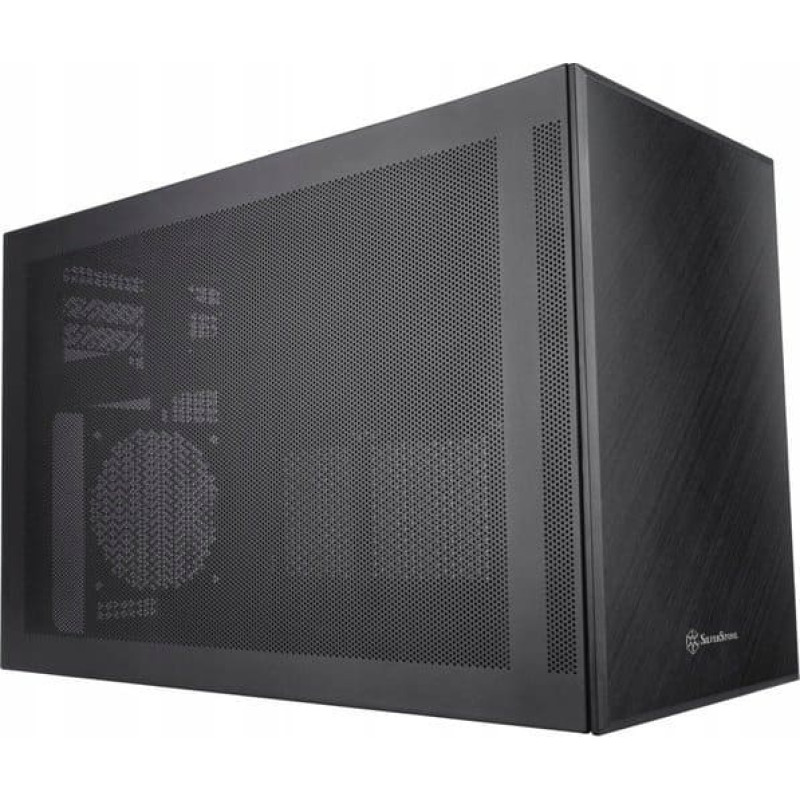 Silverstone Komputer SilverStone SilverStone SST-SG17B Micro-ATX / Mini ITX Gehäuse - schwarz