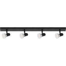 Orno Lampa sufitowa Orno RIO SP 4, oprawa ścienno-sufitowa, GU10 max. 4x60W, IP20, czarna