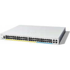 Cisco Switch Cisco Cisco Catalyst 1300-48MGP-4X - Switch - L3 - managed - 48 x 10 Gigabit Ethernet + 4 x 10 Gigabit SFP+ - an Rack montierbar - PoE+ (370 W)