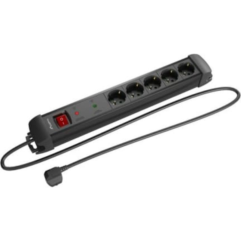 Lanberg Power strip 3.0m 5x230 SC SP1-05F-0300-B