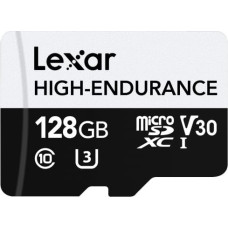 Lexar microSD High Endurance card 128GB C10 A1 U1 V30 100/45MB/s