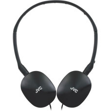 JVC Проводная гарнитура HA-S160M с оголовьем для звонков/музыки, черная