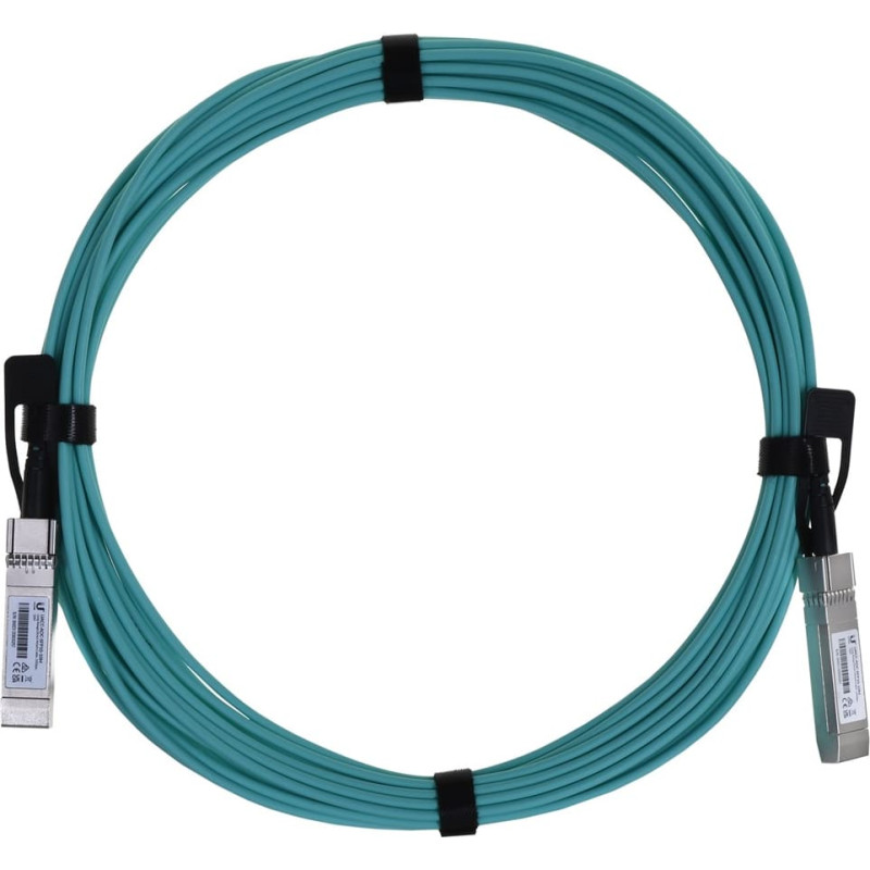 Ubiquiti UACC-AOC-SFP10-10M InfiniBand/optiskās šķiedras kabelis SFP+, akvamarīna krāsā