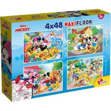 Lisciani Puzzle Supermaxi 4x48 Myszka Miki