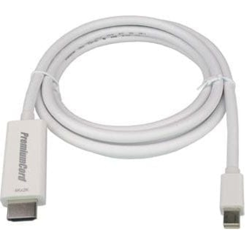 Premiumcord Kabel PremiumCord DisplayPort Mini - HDMI 3m biały (kportadmk04-03)