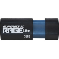 Patriot Supersonic Rage Lite 32 GB (schwarz/blau, USB-A 3.2 Gen 1)