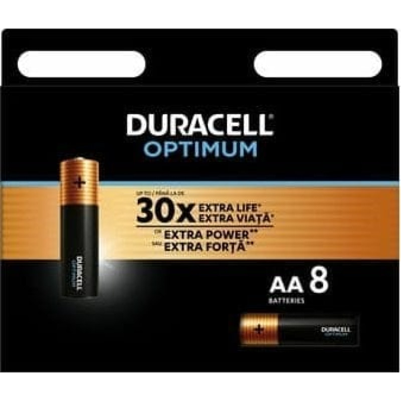 Duracell Bateria Alkaliczna Duracell OPTIMUM AA 8szt.  [334|6]