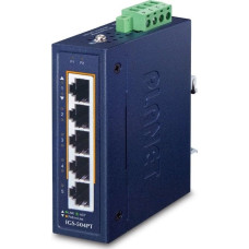 Planet Switch Planet PLANET 10/100/1000T 802.3at PoE + Nie zarządzany Gigabit Ethernet (10/100/1000) Obsługa PoE Niebieski