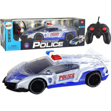Leantoys Policyjne Auto Sportowe Zdalnie Sterowane RC Skala 1:16 Światła