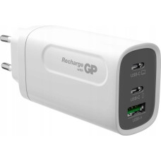 GP Ładowarka GP GP GaN USB QuickChargeAdapter PD 2xUSB-C & 1xUSB-A white  65W
