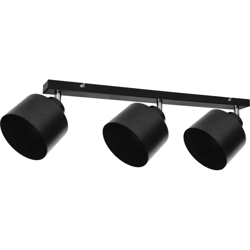 Orno Lampa sufitowa Orno LISA oprawa ścienno-sufitowa, moc max. 3x60W, E27, czarna, listwa