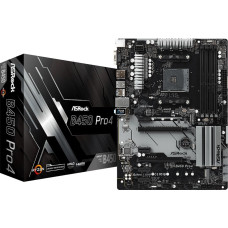 Asrock Płyta główna ASRock B450 PRO4