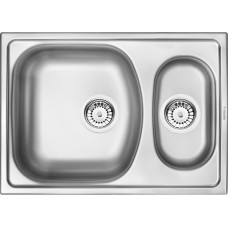 Deante Zlewozmywak Deante  Xylo 1,5-komorowy bez ociekacza 62x44cm stal szlachetna - ZEX 0503