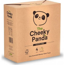 Cheeky Panda Papier toaletowy bambusowy trzywarstwowy 4 rolki w papierze - Cheeky Panda